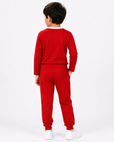 Image of Kuchipoo Boys Regular Fit Cotton T-Shirt and Trackpant Set