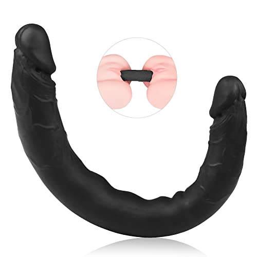 Double Side Dildo Realistic Silicone Adult Sex Toy For Women (Big) #TOP6