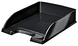 Leitz Corbeille à Courrier A4, Noir, WOW, 52263095