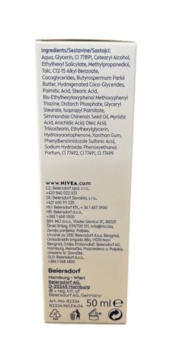 Nivea Daily Essentials BB Cream 5 in 1 Beautifying Moisturiser with SPF 10, Medium to Dark 50 ml