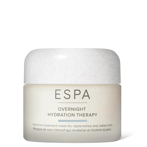 ESPA | Overnight Hydration Therapy | 55ml | Intensely Hydrating & Reinforces Skin's Natural Barrier | Hyaluronic Acid & Vitamin C | Cedarwood, Ylang Ylang & Lavender Pure Essential Oils