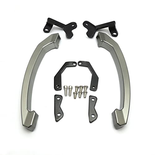 Armlehne Motorrad Schwanz Hinten Sitz Passagier Sozius Griff Haltegriffe Armlehne Für Yamaha MT 07 MT07 FZ FZ07 2014 2015 2016 2017 Zubehör (Color : Grey)
