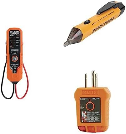Klein Tools Voltage Tester Kit with AC/DC Voltage Tester, GFCI Outlet Tester and Non-Contact Voltage Tester Pen