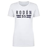 500 LEVEL Carlos Rodon Women's T-Shirt (Women's T-Shirt, Large, White) - Carlos Rodon New York Font