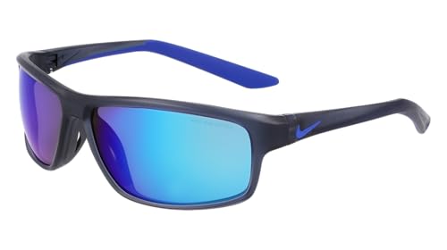 Nike Rabid-22-M DV2153 021 Sunglasses Matte Dark Grey/Blue Mirror 62mm