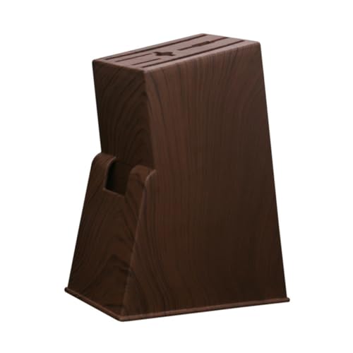 SOLUSTRE 1Pc Home Kitchen Cutter Storage Holder Imitation Grain Design Sturdy Rack for Kitchen Cutting Tools Scissors Utensils Stable Desktop Organizer Essential Home