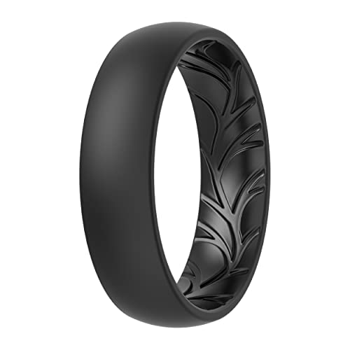 Bague en silicone femme ThunderFit motif croix alliance idéale pour le sport et le travail