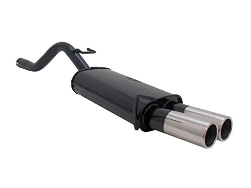 Novus Sportauspuff Endschalldämpfer Gruppe N A1152E76 mit Endrohr 2 x 76mm