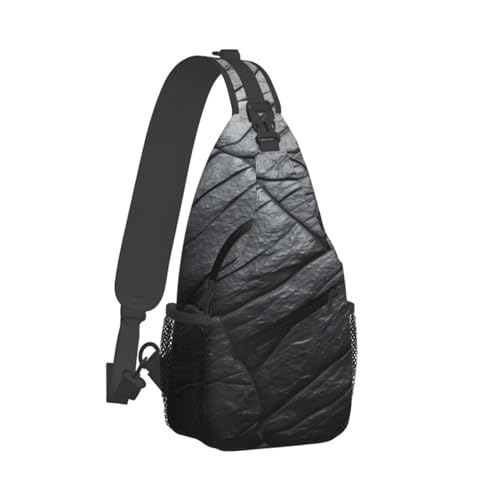 Bolso tipo Sling para hombre y mujer negro miniatura 1