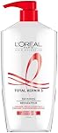 Shampoing L’Oréal Paris Hair Expertise Total Repair 5 pour cheveux secs et abîmés, avec technologie Keratin XS pour réparer les pointes fourchues et restaurer la force, 828 ml (L'emballage peut varier)