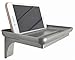 McLee Creations Wonder Shelf - Small Plastic Self Adhesive Bathroom Wall Mount Shelves Designed for Smartphone and Flushable Baby Wipes (2, Satin Nickel)