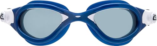 Cressi desde 1946 -Flash Goggles - Gafas con Lentes Separadas, Natación, Piscina, Snorkel, Triatlón, Anti Vaho_Arañazos_UV - Azul Metalizado/Blanco_Lente Ahumada - Talla Única 🔥