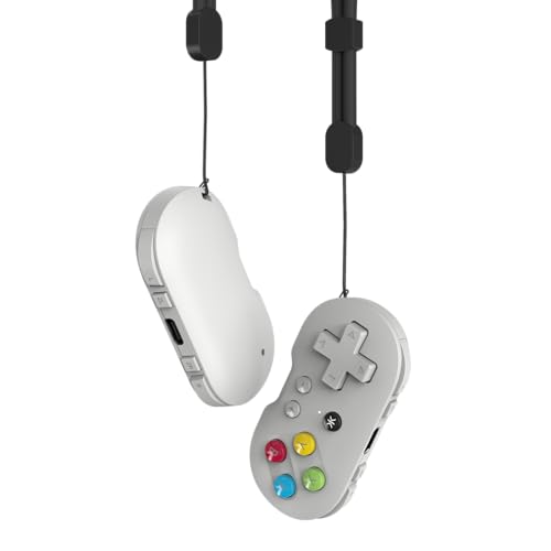 Image of CRKD ATOM - Collectible Keychain Controller for Nintendo Switch, PC, Mac, Mobile and Smart TV (PAL Grey)