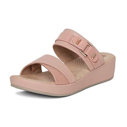 Buy Mode by Red Tape Women's MRL1665 Pink Wedge-5 UK at Amazon.in