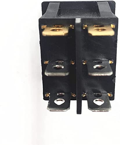 Interruptor basculante KCD3 doble 6 pines 20A 125V CA para barco y automoción 5