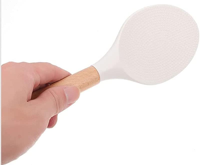 Miniatura 7 de Juego de utensilios de cocina de silicona de cuchara de arroz de sartenes antiadherentes resistentes a altas temperaturas para arroz sushi arroz