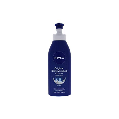 NIVEA Original Daily Moisture Body Lotion - 48 Hour Moisture For Normal To Dry Skin - 16.9 oz. Pump Bottle