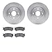 Dynamic Friction Company Front Brake Rotors with 5000 Advanced Brake Pads 6502-80170