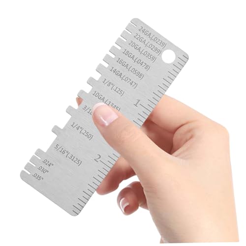 Medidor de espesor de metal GLEAVI 3 piezas portátil miniatura 3