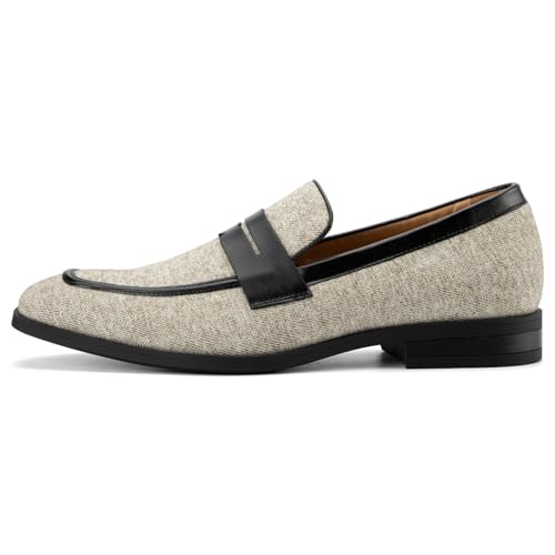 Image of JITAI Mens Velvet Loafers Dress Shoes Loafers for Men Tuxedo Suit Shoes