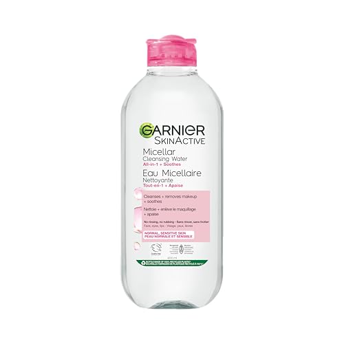 Garnier Micellar Cleansing Water, All-in-One Cleanser & Gentle Ma...