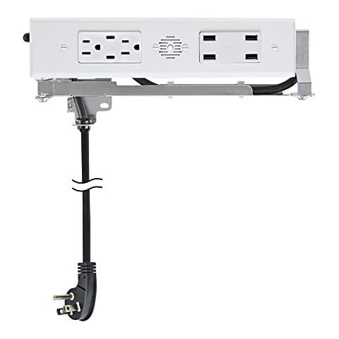 Docking Drawer Blade Duo In-Drawer Outlet. (2) 15 amp AC outlets with (2) USB-C (PD) and (4) USB-A ports Cover