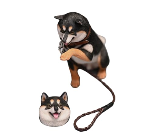 Statuette Shiba Inu JXK 114B au 1/6 figurine de collection en résine haute finition