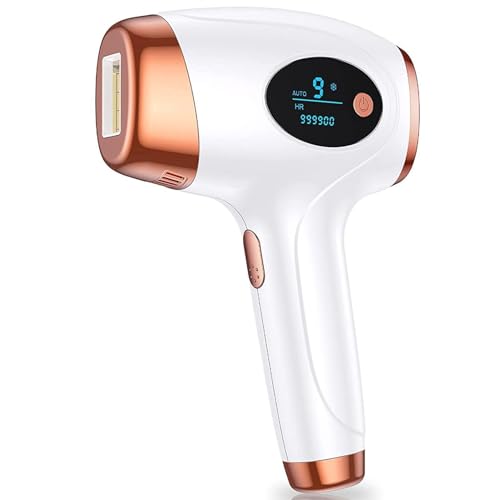 Aopvui Laser Permanent Hair Removal for Women and Men, 999900 Flashes UPGRADED At-Home Hair Removal Device for Facial Legs Arms Whole Body Treatment