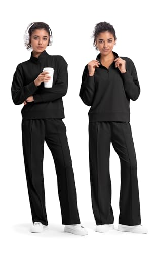 Rdruko Women's Lounge Sets 2 Piece Sweatsuits Tracksuits Travel Airport Fall Outfits 2024 Matching Track Sweat Suit Sets4