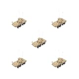 Kits de modelo de tanque: kits de modelo de vehículo de reconocimiento de carro de oruga blindado, modelos a escala 1:72.