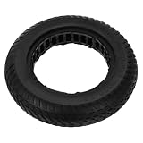ibasenice 10-Inch Anti-Puncture Solid Tire for Electric Scooters Shock Absorbing Honeycomb Rubber Compatible M365 Urban Commuting and Off-Roading