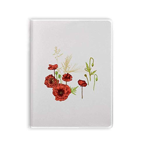 Carnet de notes de maïs écologique couverture de gomme pour plantes durable