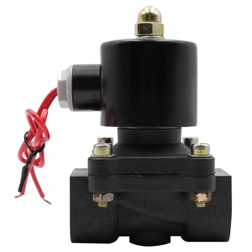 Électrovanne plastique normalement fermée DN20 vanne commutation eau DC 12V anti corrosion - 3