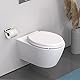SCHÜTTE WC-Sitz WHITE, Holzkern Toilettendeckel, Klodeckel Weiß 84000