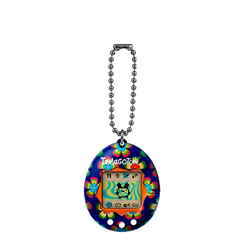 Tamagotchi 42888NBNP Original Retro Flowers - Alimentación, Cuidado, nutrición - Mascota Virtual con Cadena para On The Go Play Cover