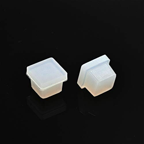 10 stücke Silikonzellenabdeckung Glasküvette Deckel Quarzküvette Silikonstopper for Größe 10mm * 10mm Küvetten Resistent Korrosion 10 / pk