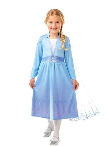 Elsa Deluxe Costume for Kids - Disney Frozen 2 - Medium (5-6 Yrs)