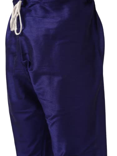 Image of SOJANYA (Since 1958, Men's Silk Blend Grey Kurta Pyjama & Silk Blend Jacket Combo