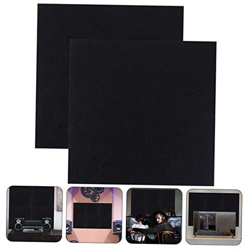 Yardwe 2pcs Paneles Acústicos de Pared Aislantes Sonoros para Oficinas y Teatros en Casa: Paneles Absorbentes de Sonido Durables para Reducir Ruido y Eco, Fácil Instalación y Mantenimiento miniatura 4