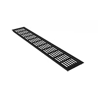 Alu-Lüftungsgitter, Silber Eloxiert, 100x2000 Mm – Für Schimmelprophylaxe & Raumlüftung