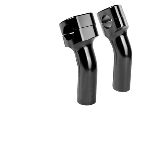 Riser Guidon Moto 4 Pouces Pullback - Clip de Montage et Collier de Serrage Universel Noir