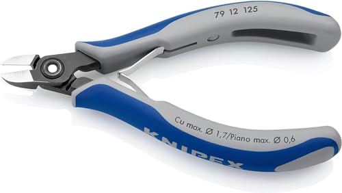 Alicates de corte diagonal de gran precisión KNIPEX 125 mm con mangos ergonómicos multicomponente 4
