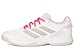 adidas Ubersonic Tennis Shoes Sneaker, Off-White/Silver Metallic/Powder Plum, 4 US Unisex Big Kid