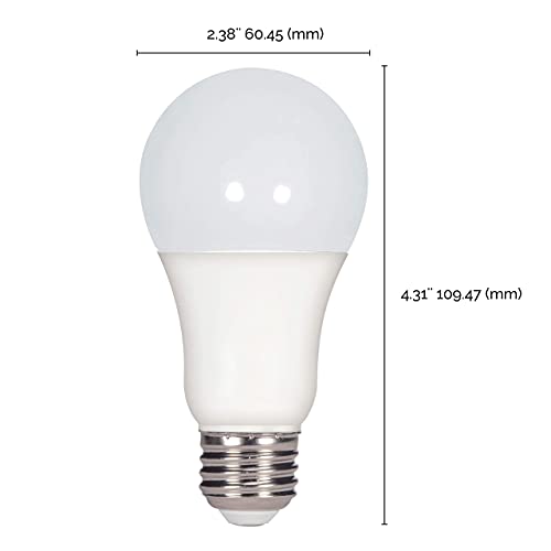 Image of Satco S28789 LED E26 15.5 Watt 100w A19 Replacement LED - 4 Bulbs