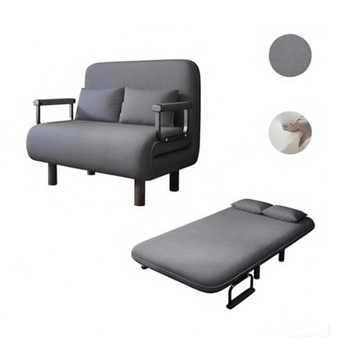 Silla cama convertible, sofá extraíble 4 en 1 para sala de estar y espacios pequeños, tela de lino