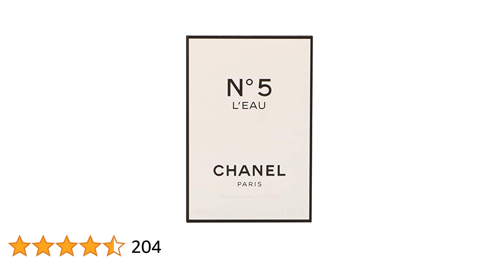 Chanel N°5 L'Eau Eau de Toilette Spray for Women, 1.7 Ounce