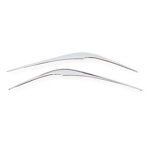 Kadore For Mazda Cx-5 Cx5 2023 2018-2021 2022 Chrome Front Headlights Lamps Eyebrow Cover Trim Strip 2-Pc #TOP5
