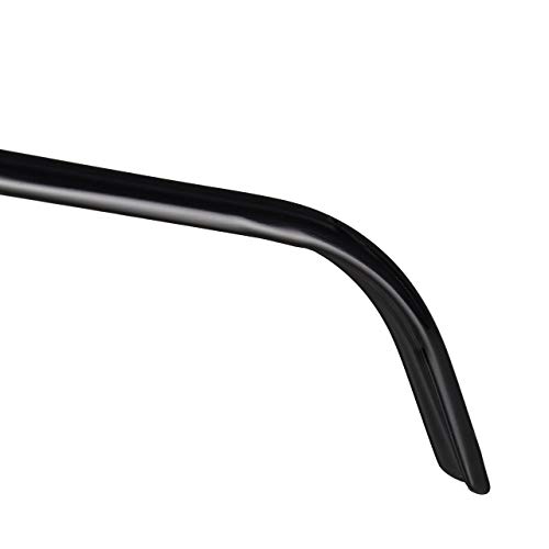 Relaxdays Rutschfeste Kleiderbügel, 30er Set, Hemdenbügel, Blusenbügel mit Gummiummantelung, Metall, 42 cm, schwarz
