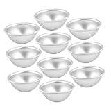 STOBAZA 10 Stück Teiliges Aluminium Halbkugelförmiges Backform Antihaftbeschichtet...