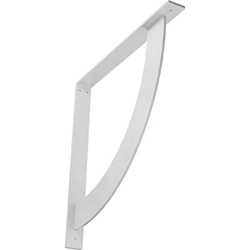 Exclusive Special Ekena Millwork BKTMBU Steel Bracket Bulwark, 2W x 20D x 20H, Hammered White Cheapest 🛒 Ekena Millwork BKTMBU Steel Bracket Bulwark, 2W x 20D x 20H, Hammered White